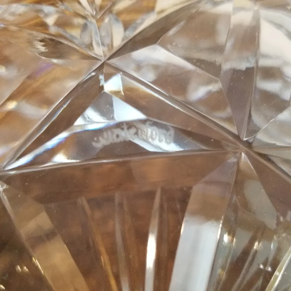 Vintage Waterford Fine Clear Cut Crystal Bowl